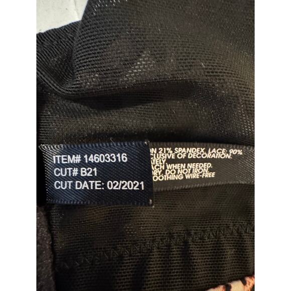 Torrid Dream Wire-Free Leopard Print Lace Detail Push-Up Bra Size 46C - Picture 8 of 8